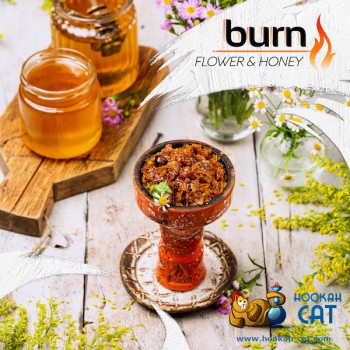 Заказать кальянный табак Burn Honey Flower (Берн Мед) 25г онлайн с доставкой всей России